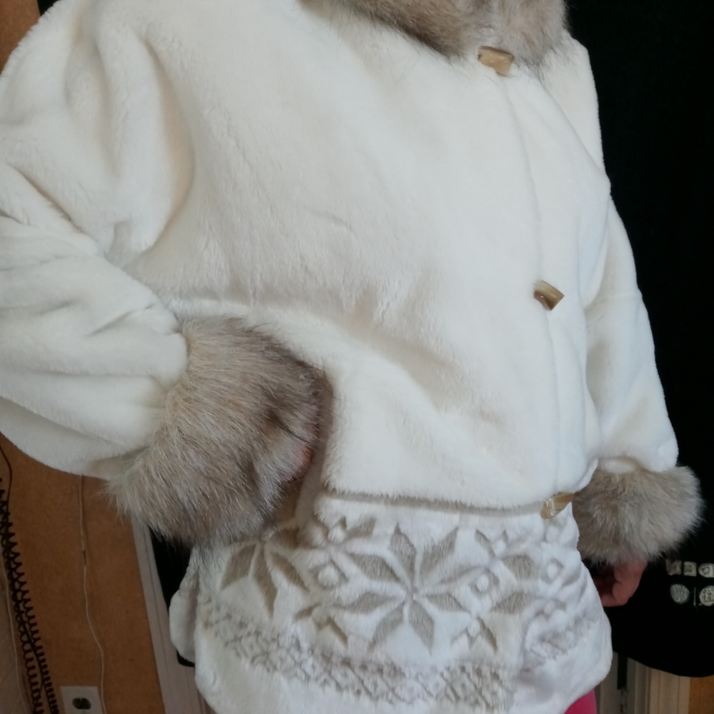 Alpine Studio Vintage faux fur coat